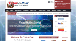 Desktop Screenshot of print-n-post.com